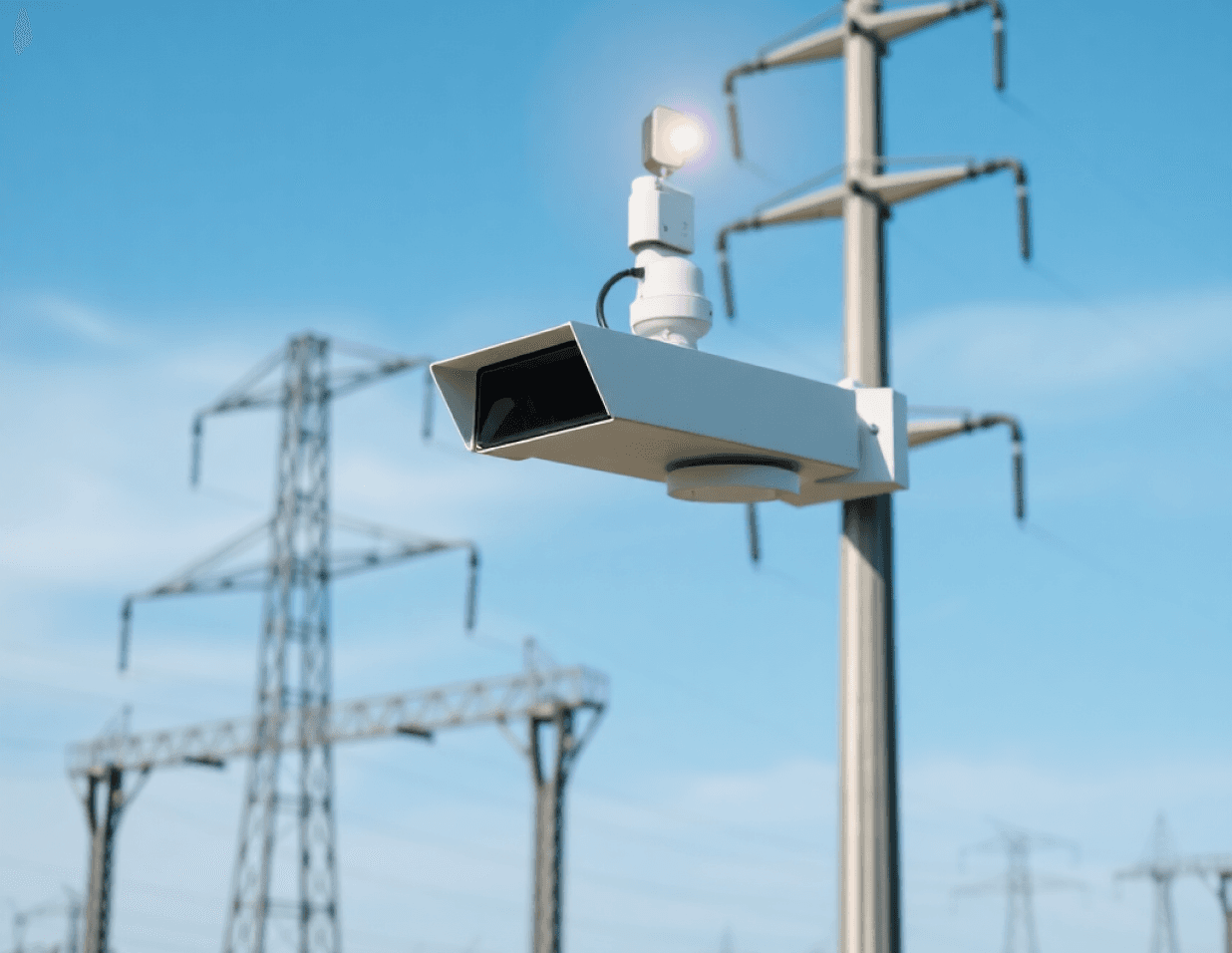 Radar-based intrusion detection system protecting a power substation perimeter