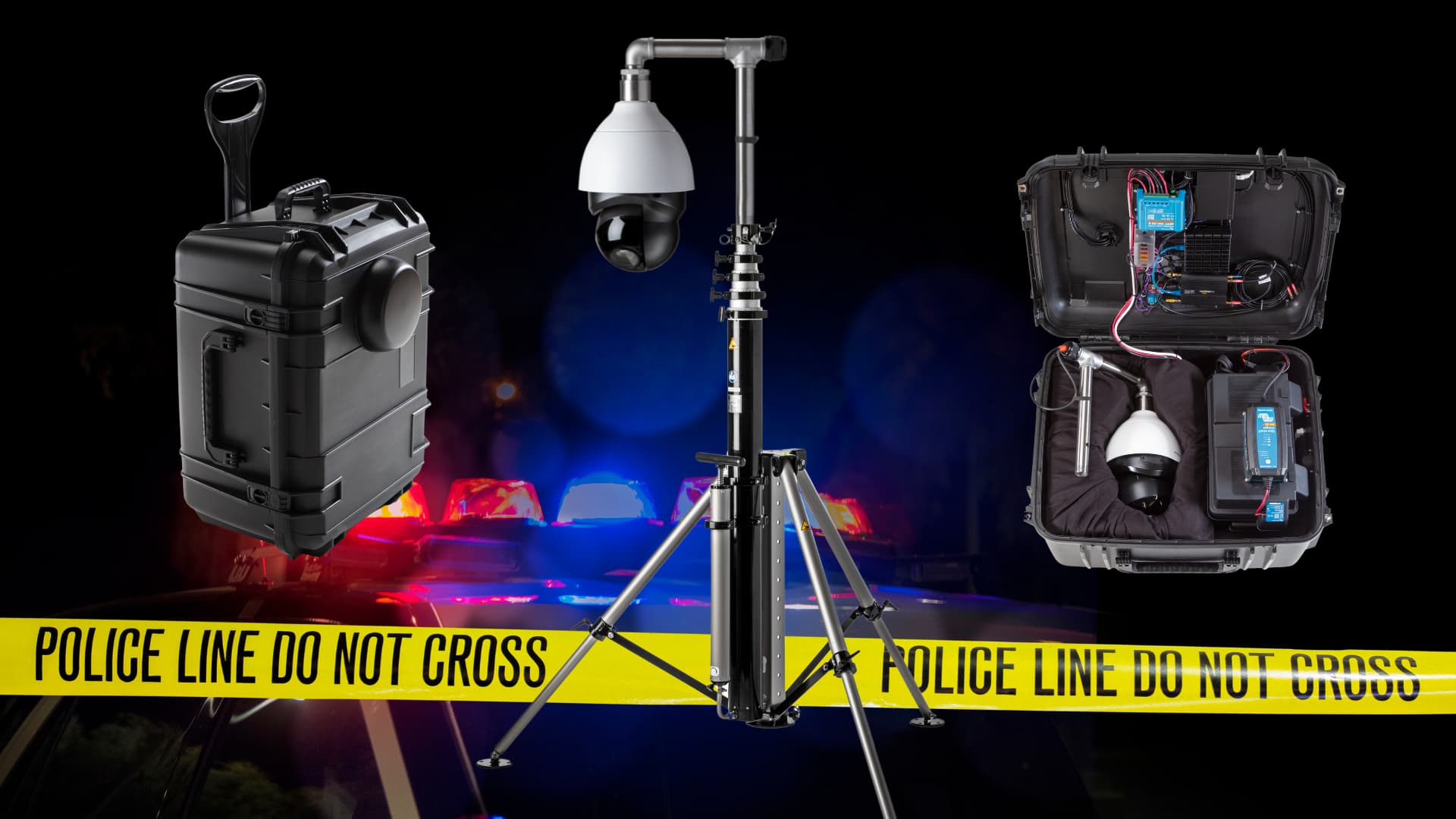 RadiusVision Rapid Deploy Kit designed by first responders for emergency surveillance